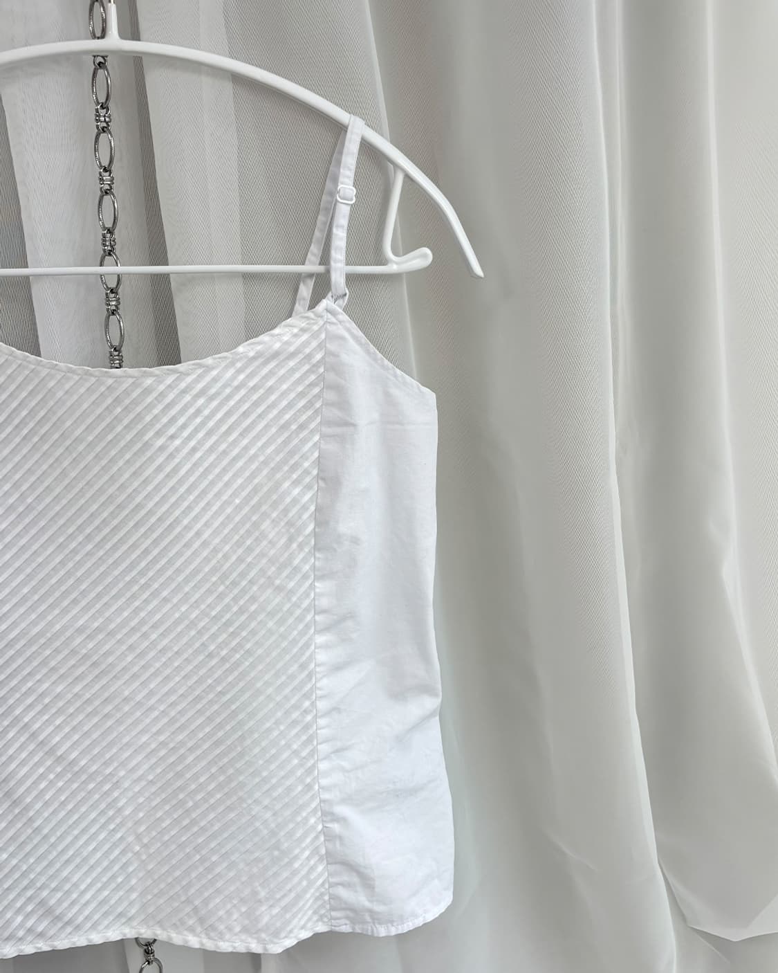 NARACAMICIE white back button-up bustier 상품이미지7