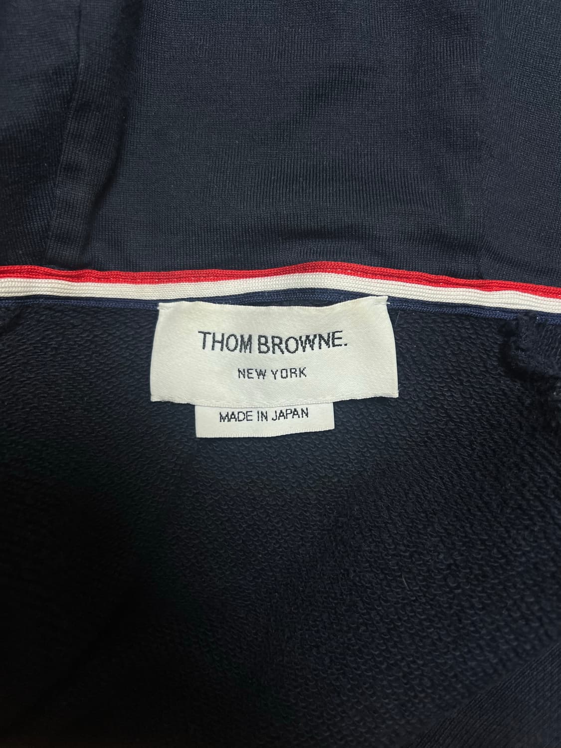 (정품) 톰브라운 네이비 금장 후드집업 3사이즈 상품이미지5