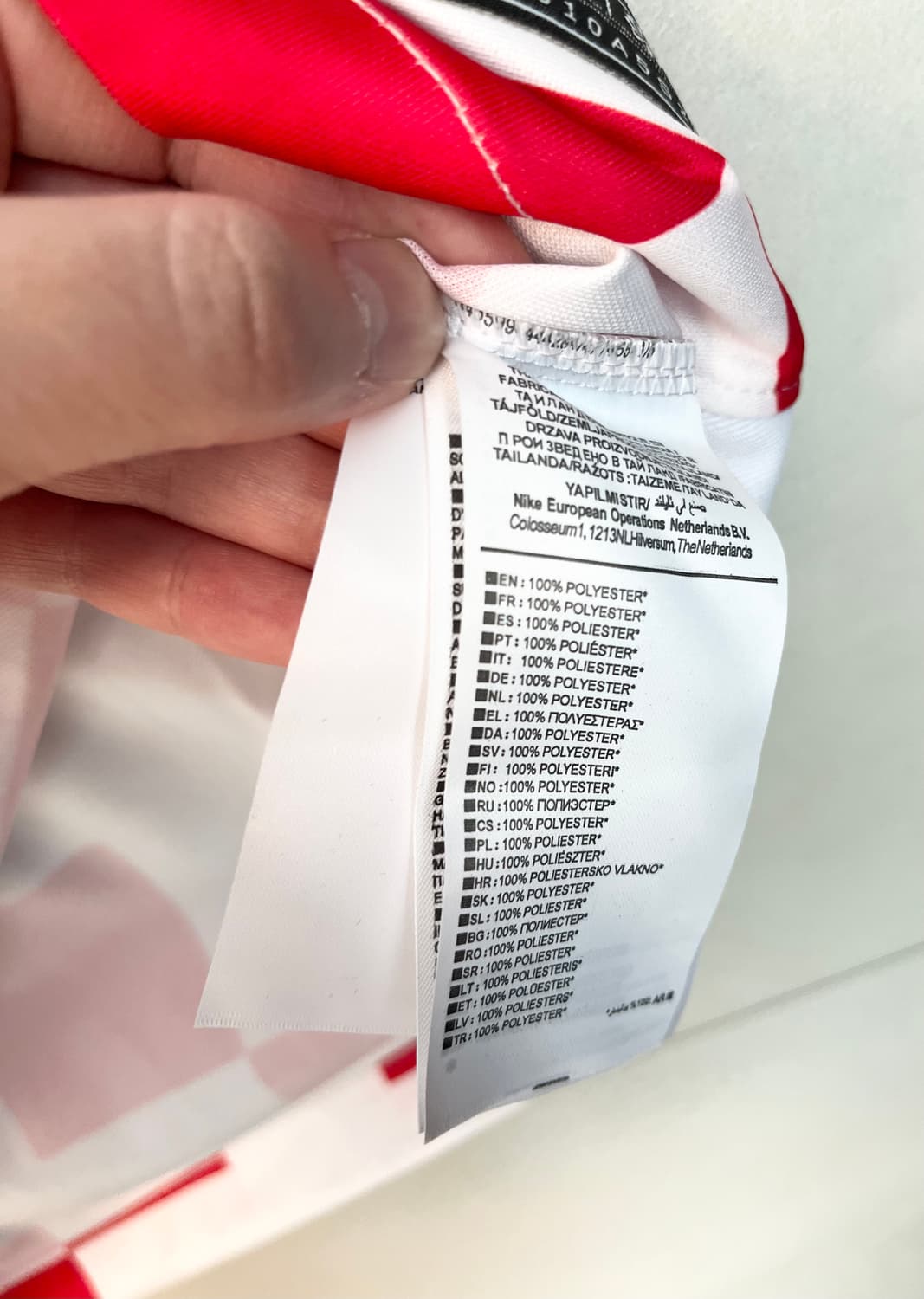 새상품 나이키 22-23 크로아티아 홈 유니폼 [M] 상품이미지8