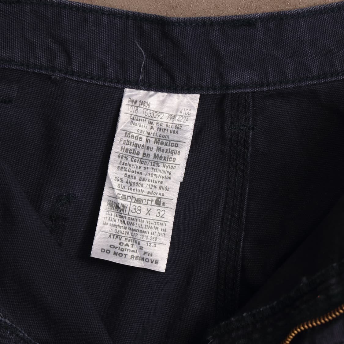 칼하트 헤비코튼 카고 워크팬츠A1819 상품이미지4