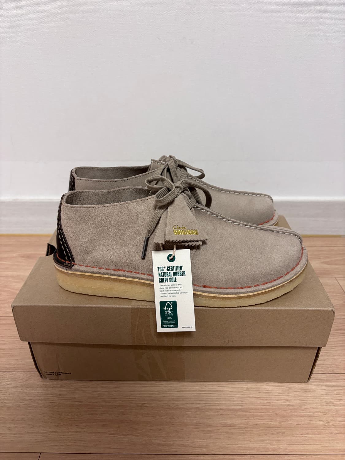 새상품) 245 클락스 데저트 트랙 샌드 스웨이드 상품이미지3