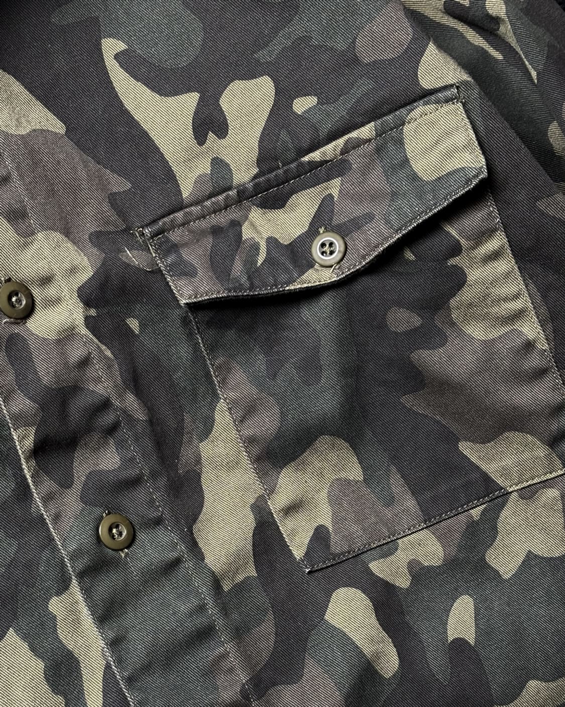 일본빈티지 INHERIT 카모 셔츠형 재킷 상품이미지3