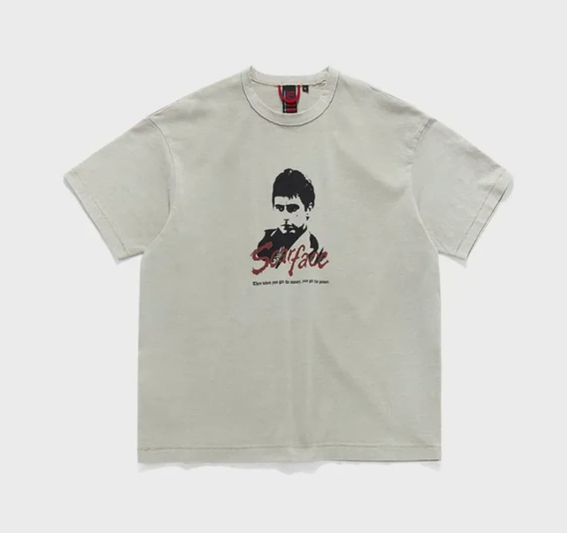 언어펙티드 TONY MONTANA GRAPHIC T-SHIRT / ECR 상품이미지1