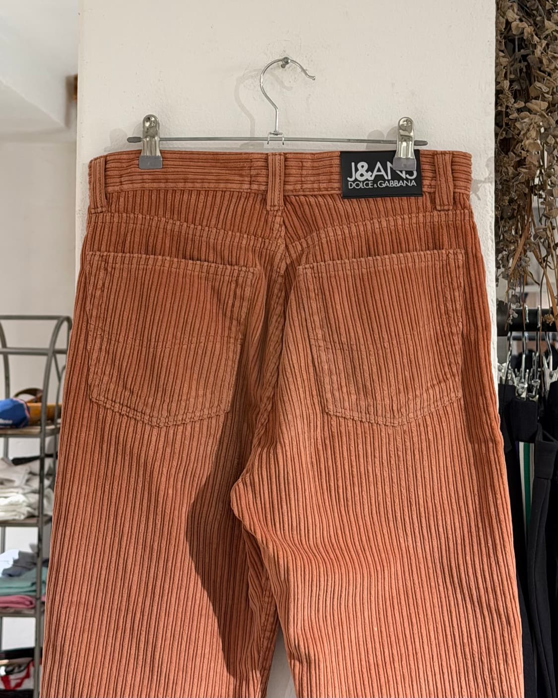 돌체앤가바나 진스 코랄 코듀로이 와이드 팬츠 상품이미지5