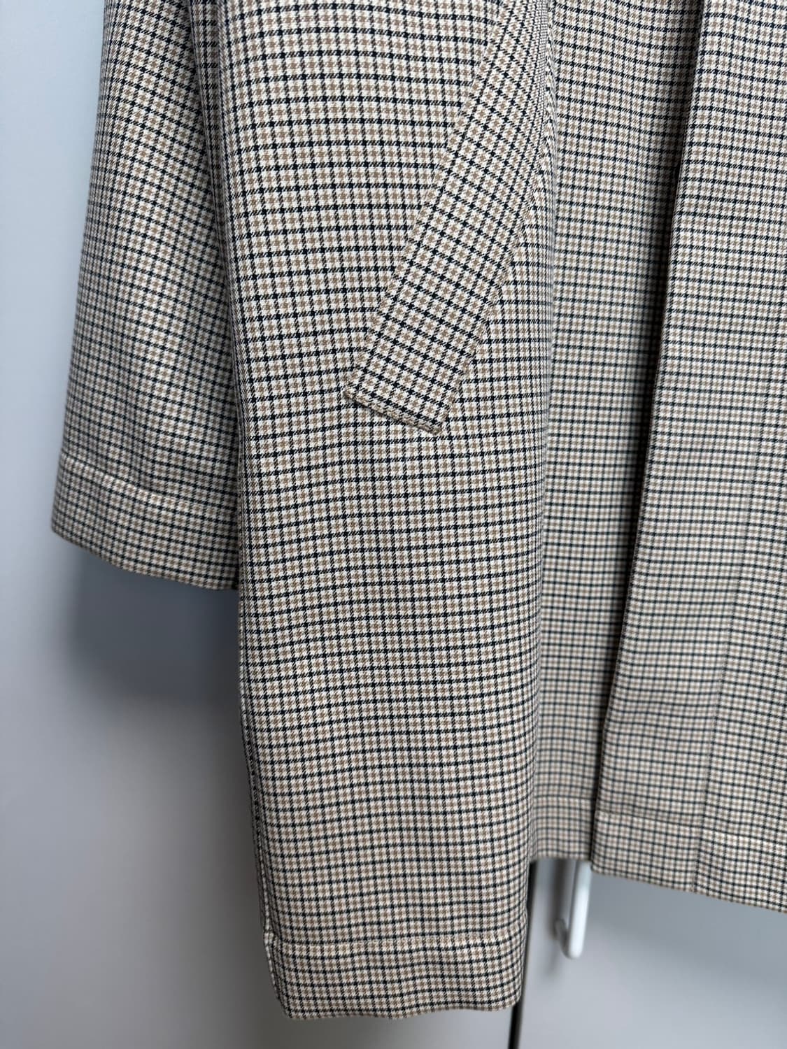 APC 아페쎄 남성 체크 맥코트 M 새상품 상품이미지8