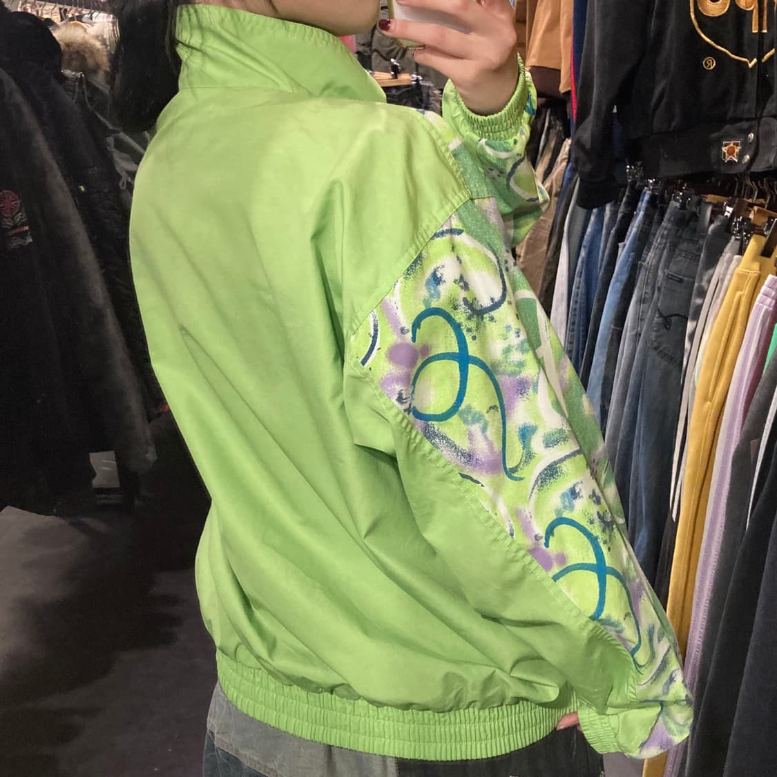 [IM]아디다스 패턴 바람막이 그린 상품이미지7