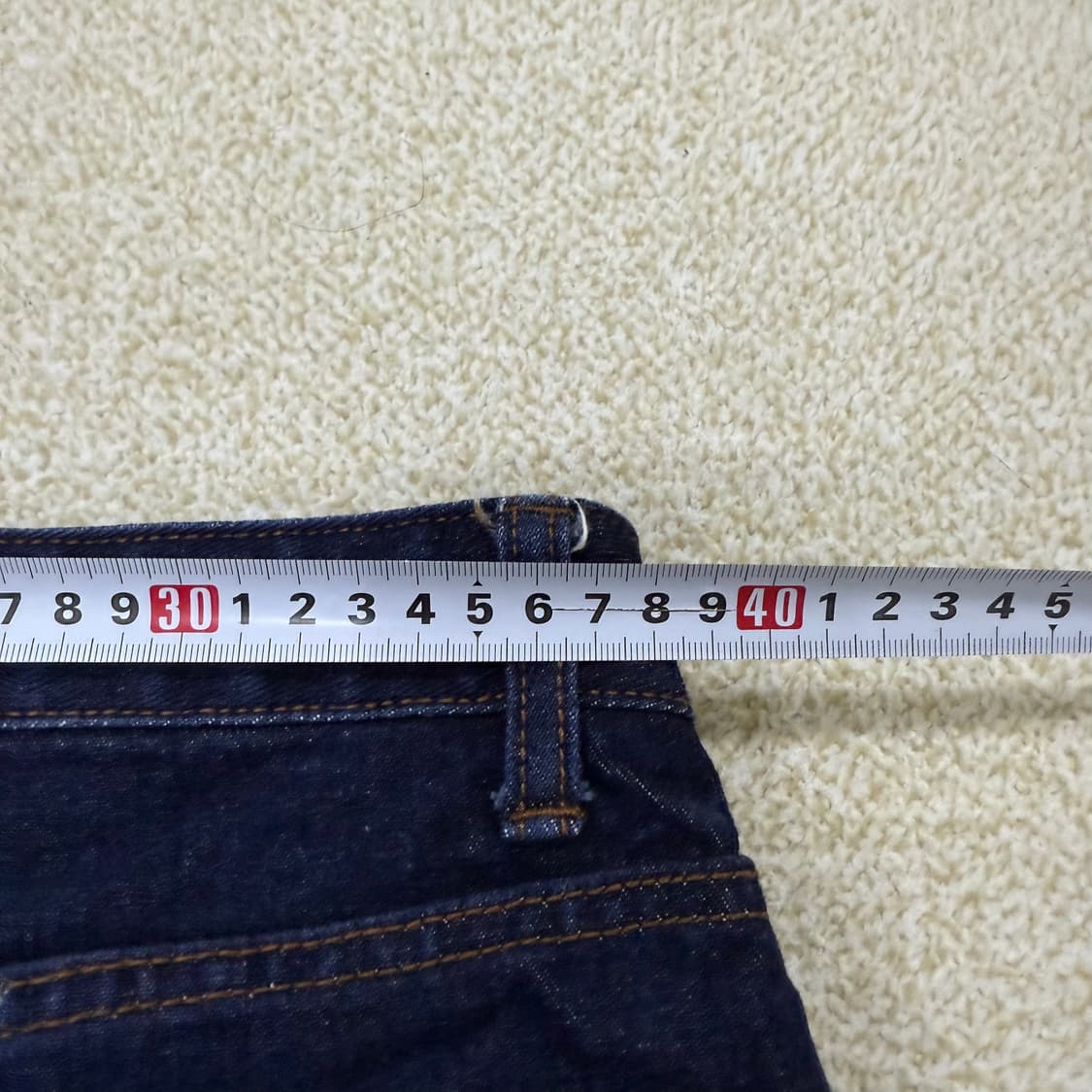 [30] 무신사스탠다드 딥 인디고 세미와이드 데님팬츠 0108T1 상품이미지6