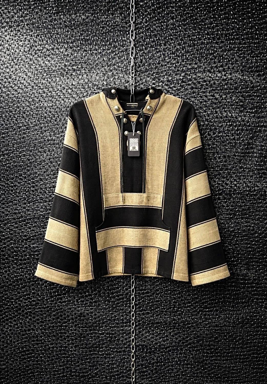 생로랑 15SS 스트라이프 린넨후드 상품이미지1