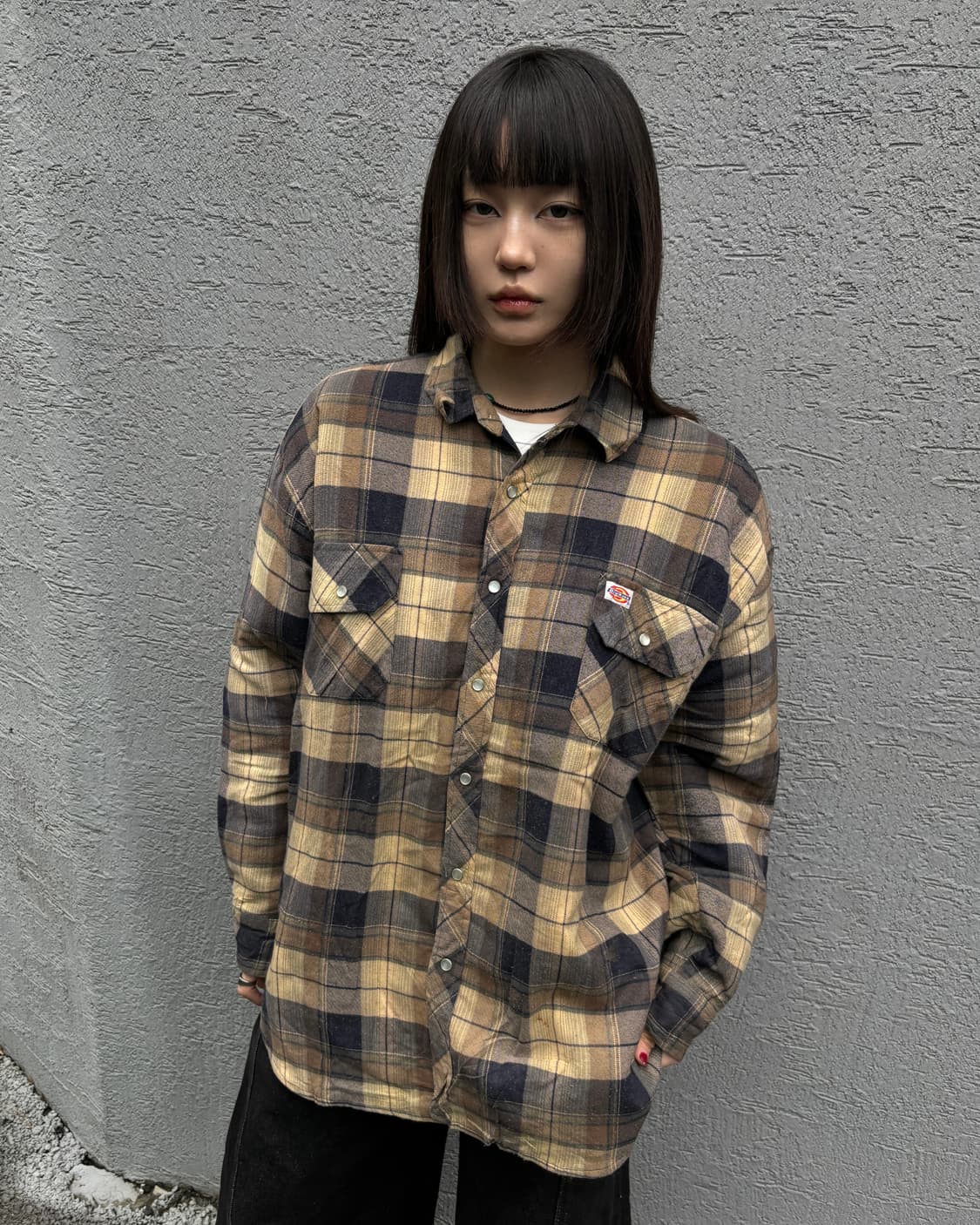 90s Dickies Plaid Shirt 상품이미지1