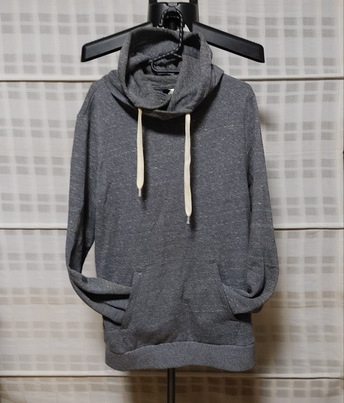 (H&M) 챠콜 기모 후드 티셔츠 M (95 정도) 상품이미지1