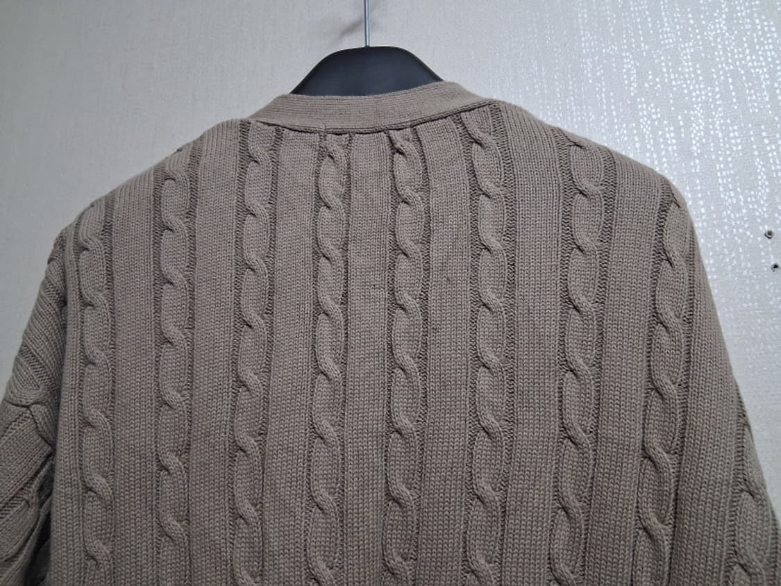 AMERICAN HOLIC 꽈배기 면니트가디건 루즈핏 여성 가오리 루즈핏 상품이미지6