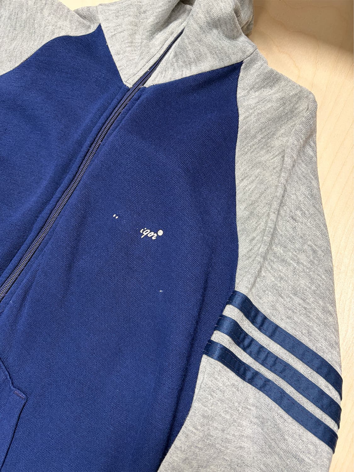 90s USA 래글런 집업 자켓  상품이미지5