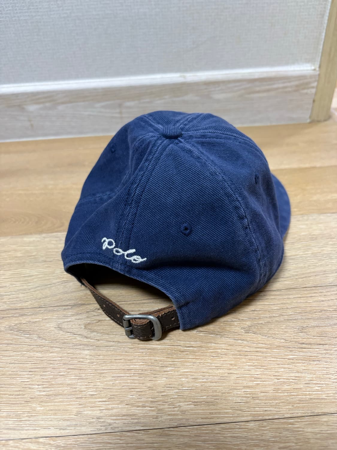 폴로 아플리케 네이비 볼캡 상품이미지2