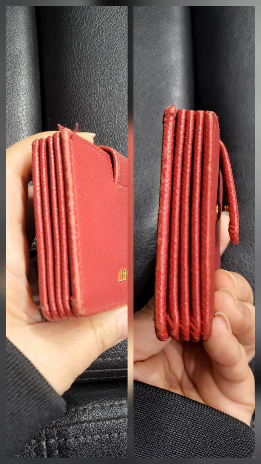 프라다 아코디언 카드지갑 상품이미지4