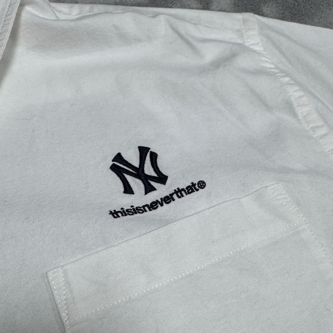 뉴에라X 디스이즈네버뎃 콜라보 반팔 셔츠 상품이미지3