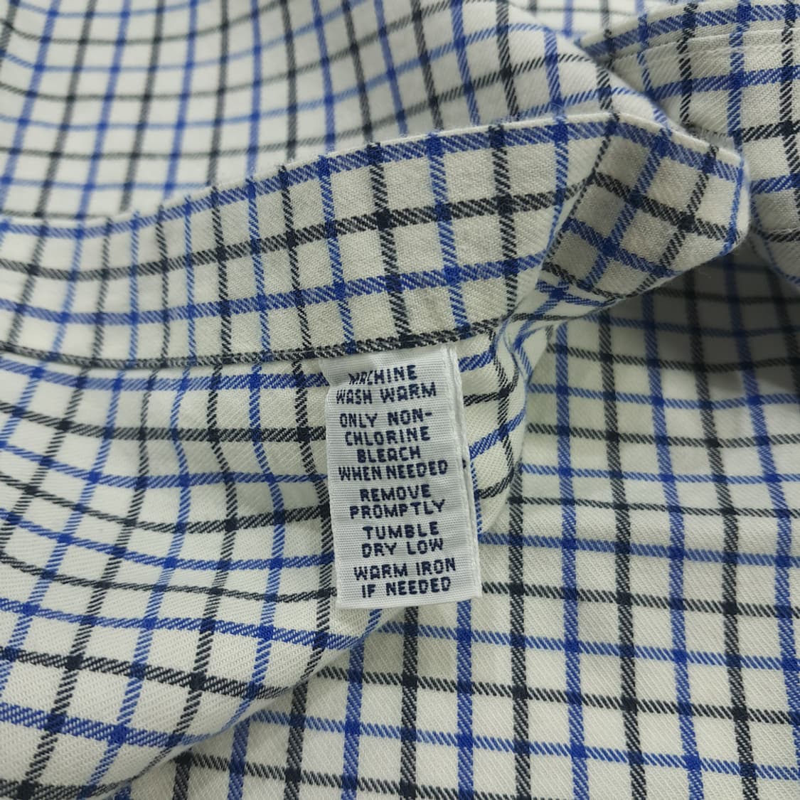 Co891 XL 폴로 랄프로렌 블루블랙 마이크로체크 긴팔 셔츠 남방 상품이미지6