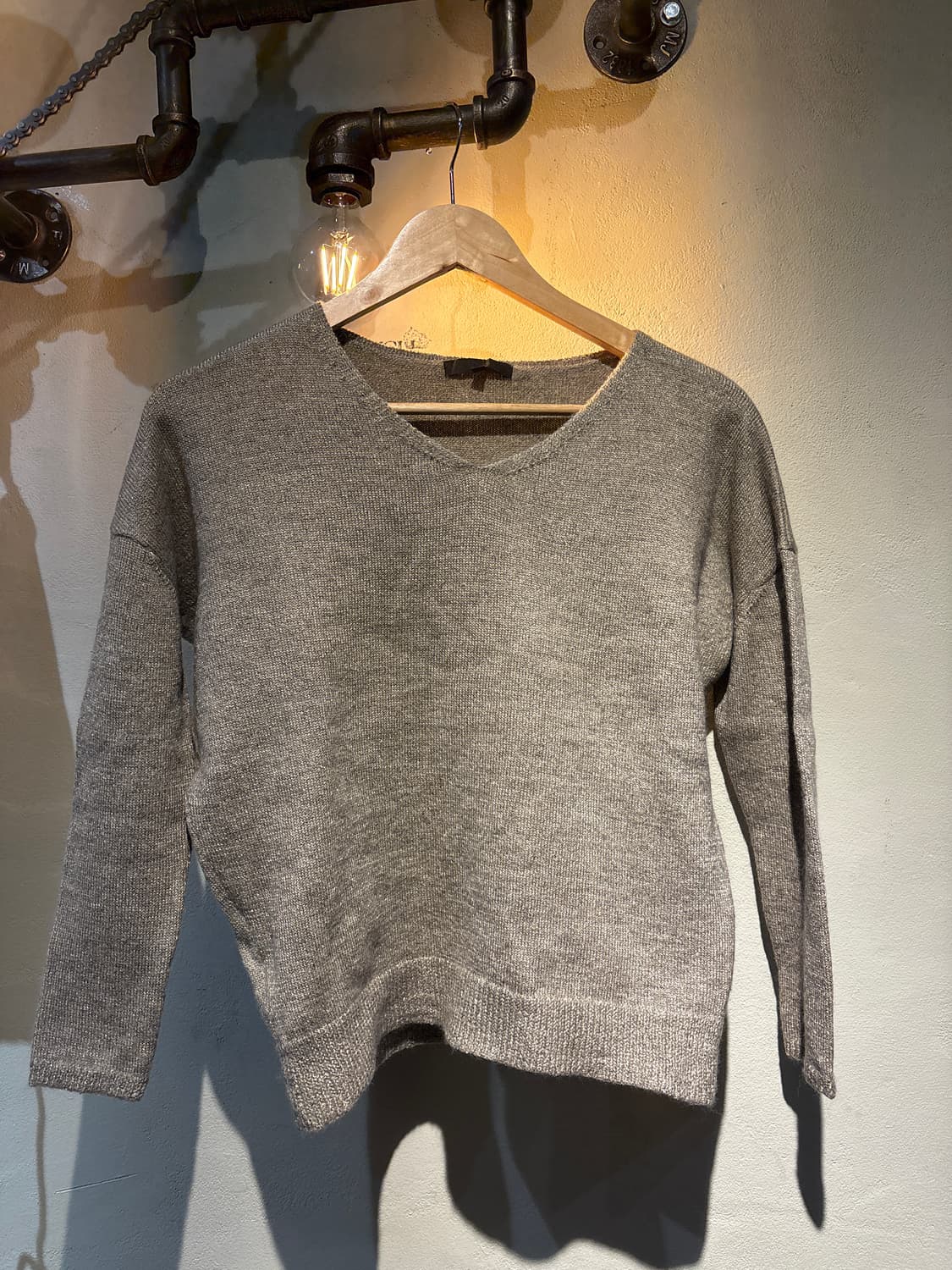 ICB 브이넥 글리터 니트 상품이미지1