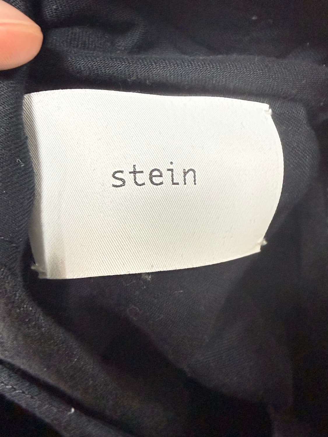 ssstein 투턱 블랙 데님 팬츠 상품이미지4
