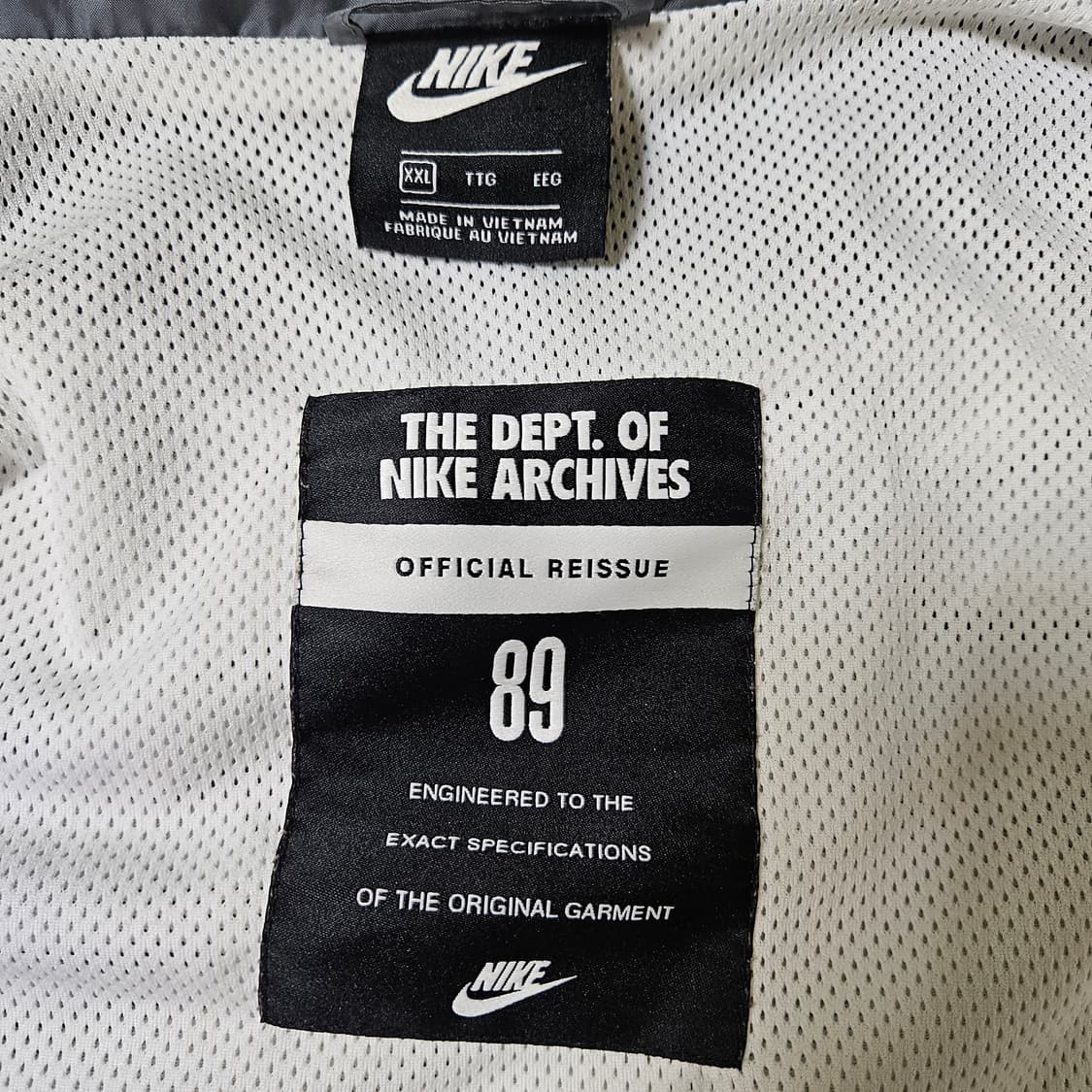 [나이키] 빈티지 오버핏 바람막이 웜업 XXL 상품이미지3