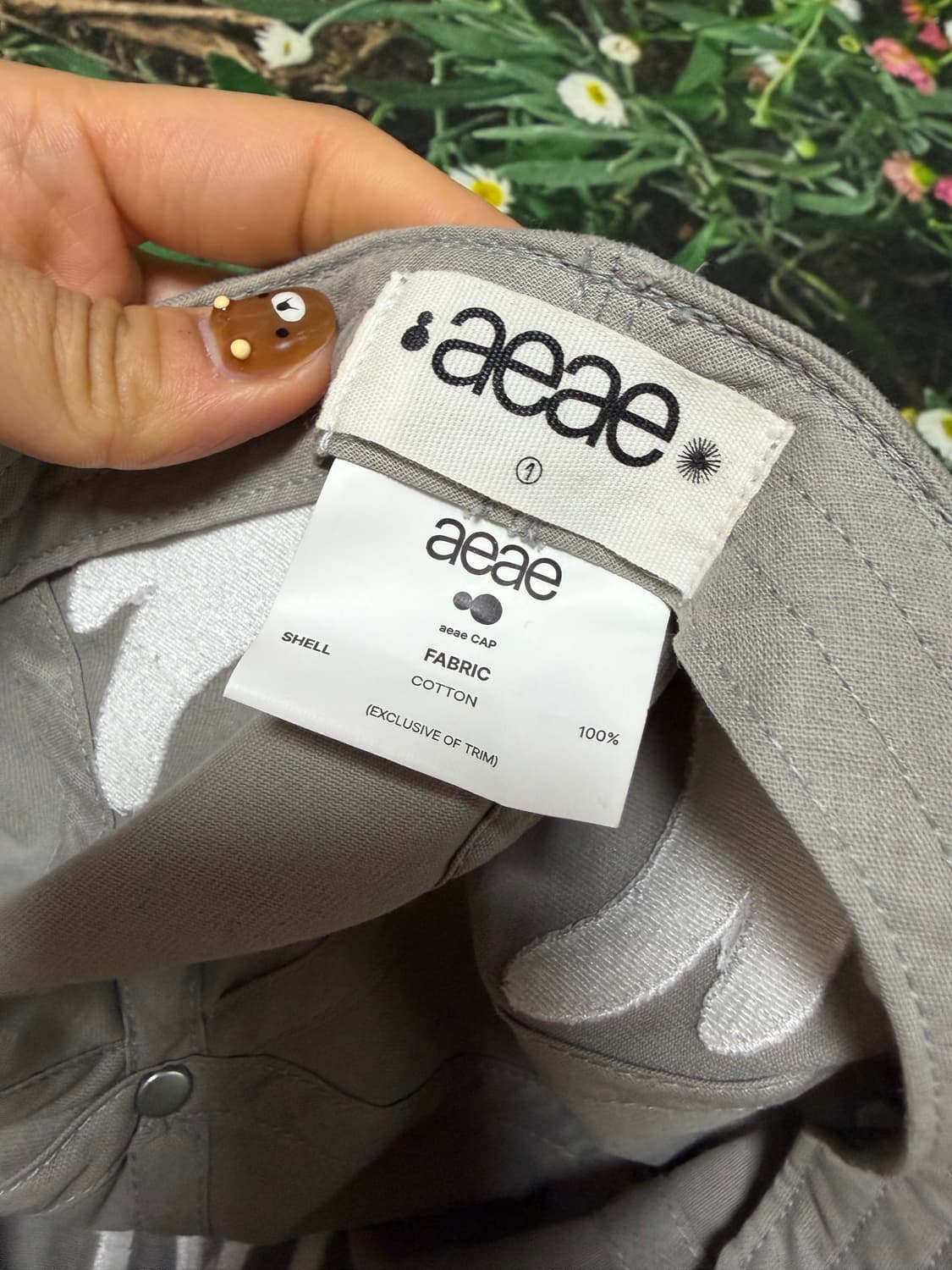AEAE 심볼 윙 엔젤 캡 그레이 상품이미지3