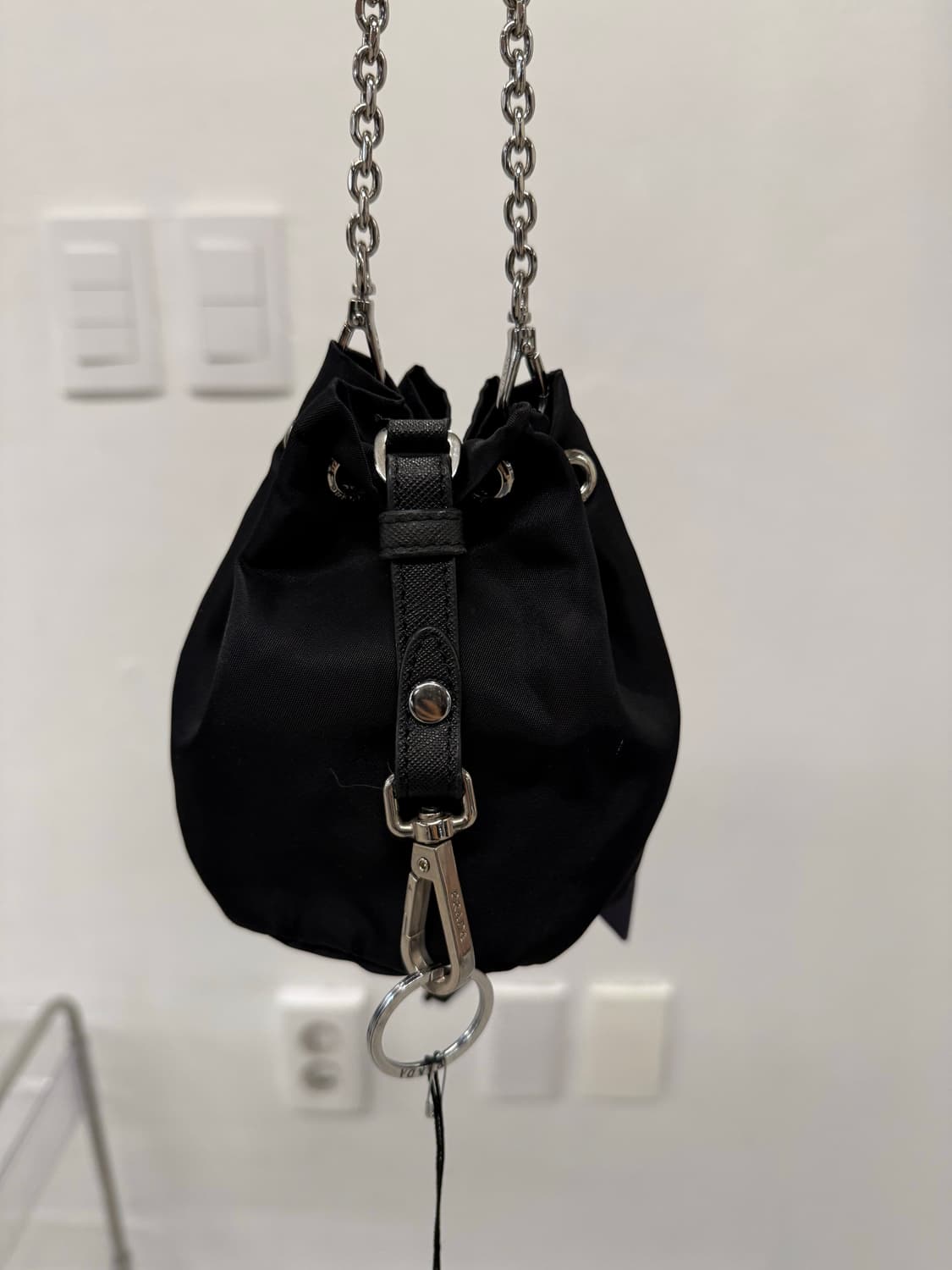 Prada Mini Drawstring Crossbody Bag  상품이미지2