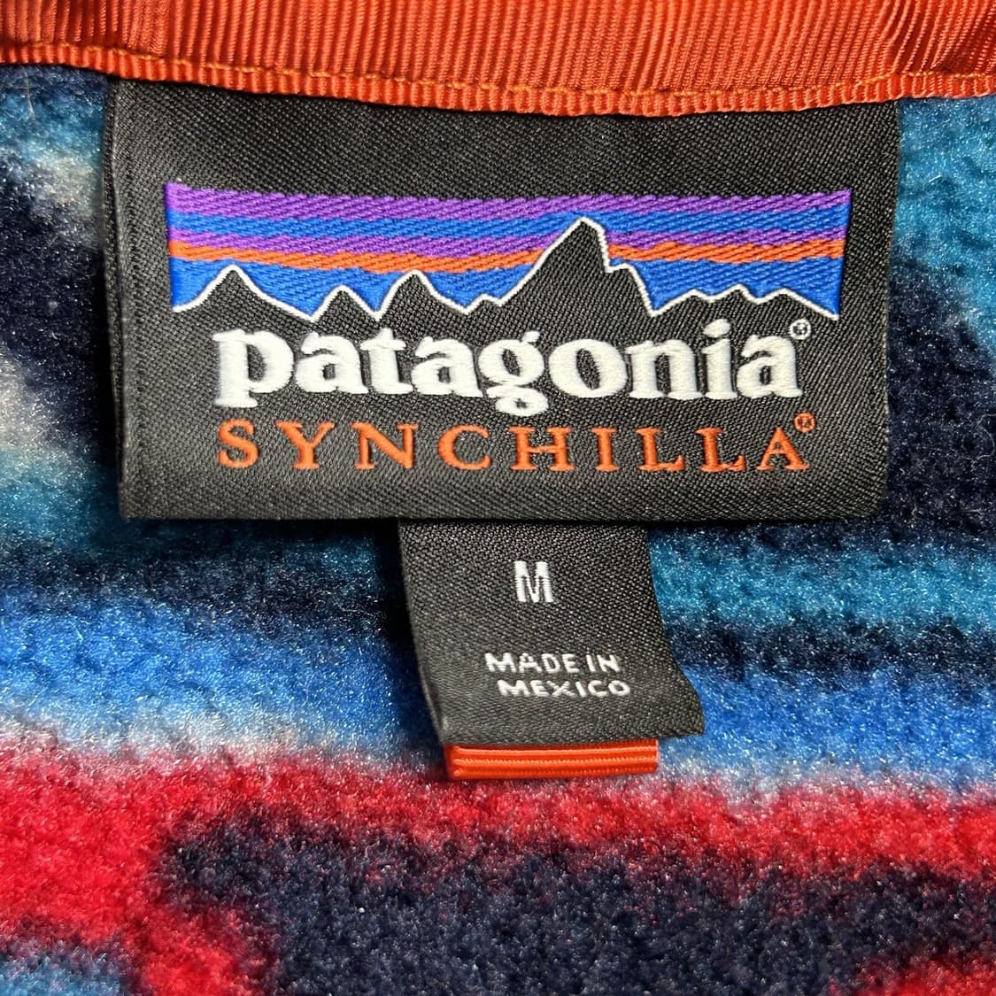 15FW 파타고니아 신칠라 스냅-티 플리스 웨이비 블루 상품이미지4