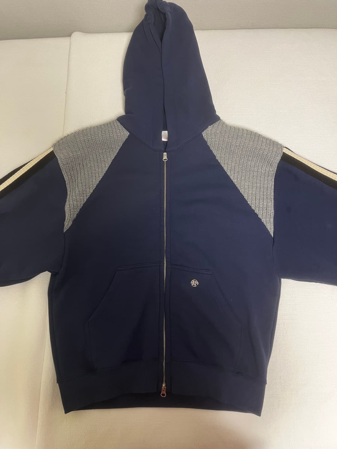 Rssc knit mixed 후드집업 상품이미지3