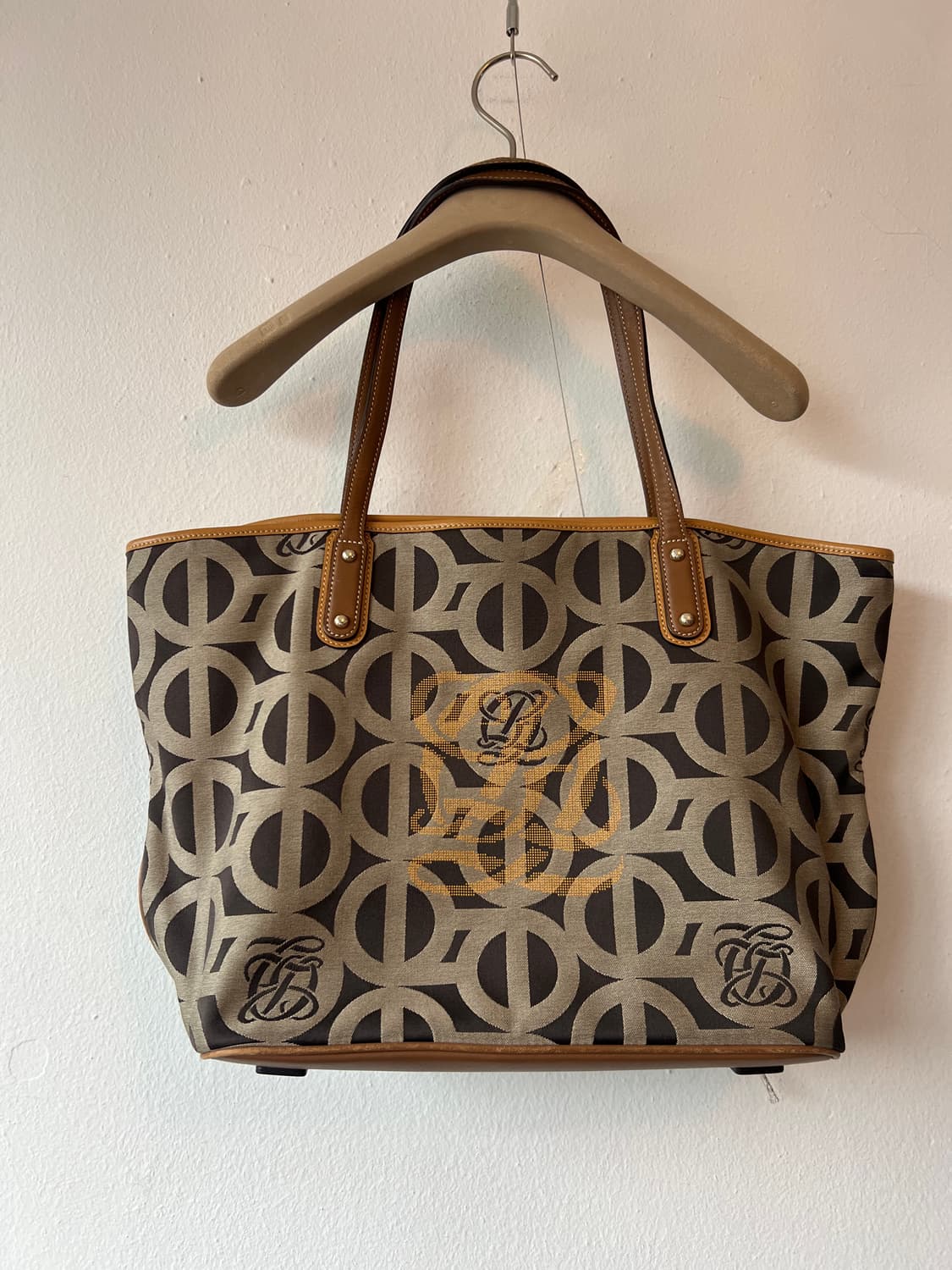 루이까또즈 브라운 로고 숄더백 쇼퍼백 상품이미지1