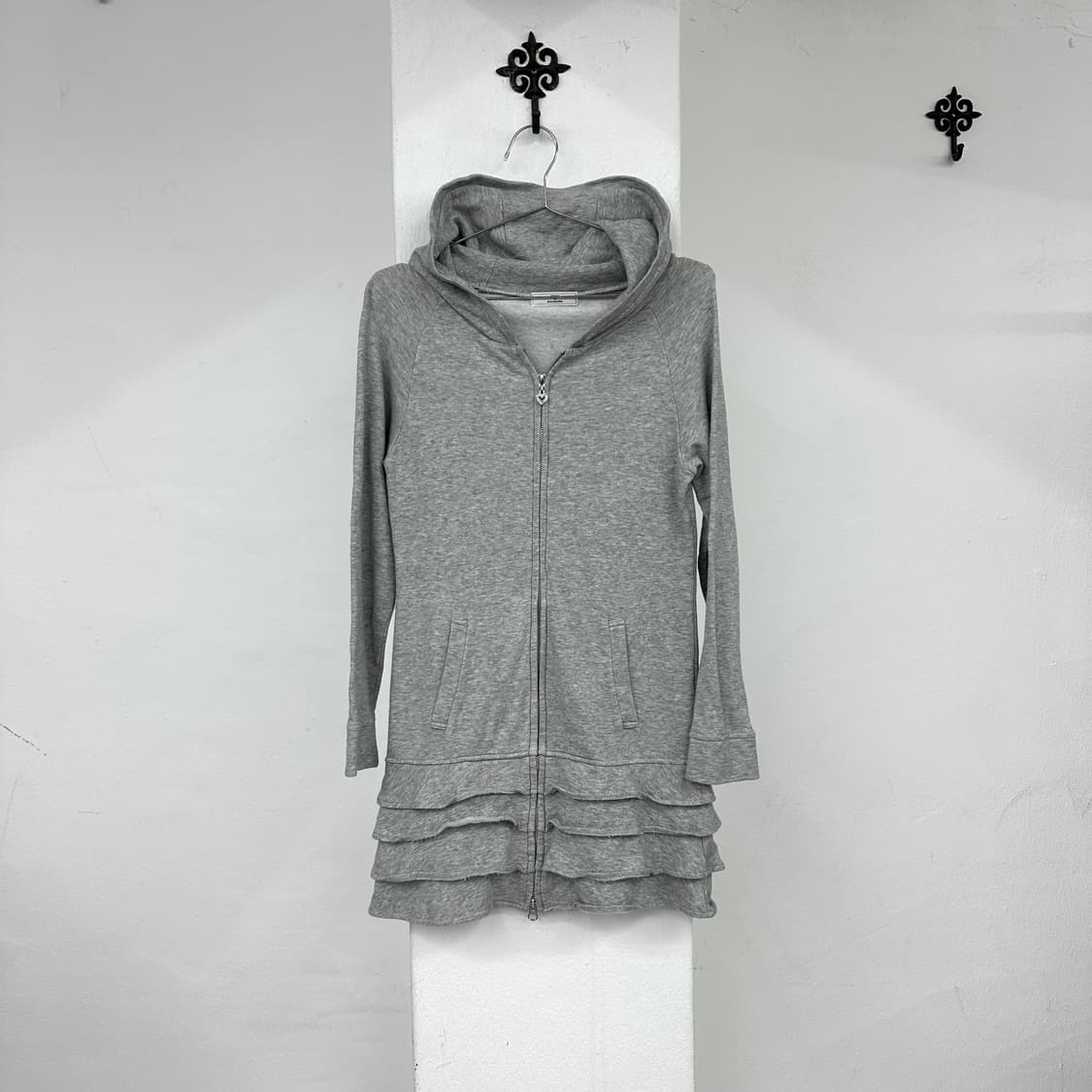 frilled skirt hood jacket 상품이미지2