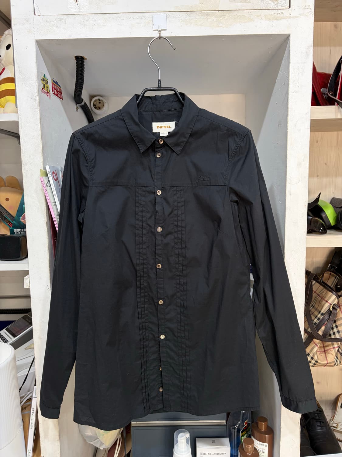 디젤 블랙 셔츠 S사이즈 상품이미지1