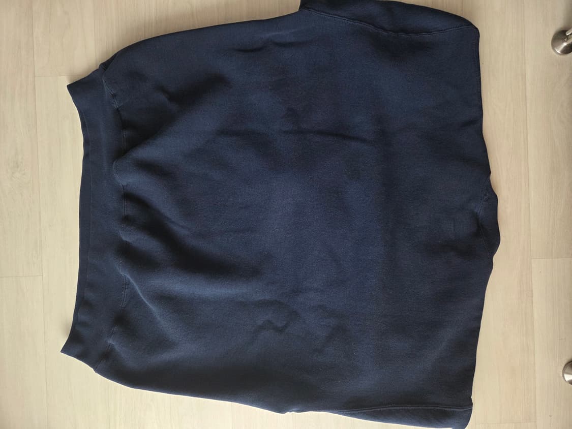 90s 러셀 무지 스웨트셔츠 네이비 상품이미지3