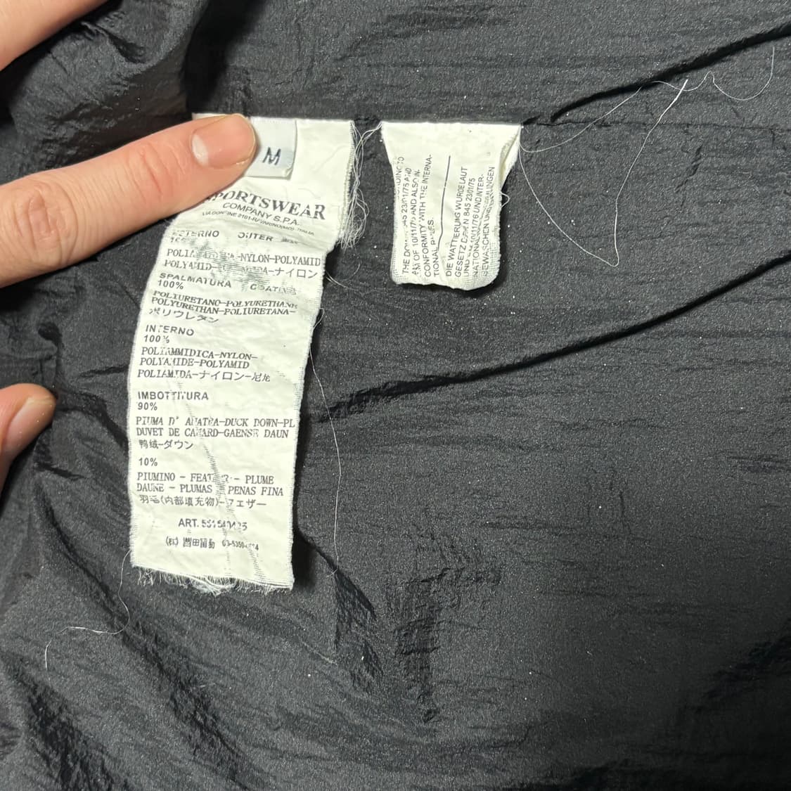 M 스톤아일랜드 나일론 경량 패딩 상품이미지7