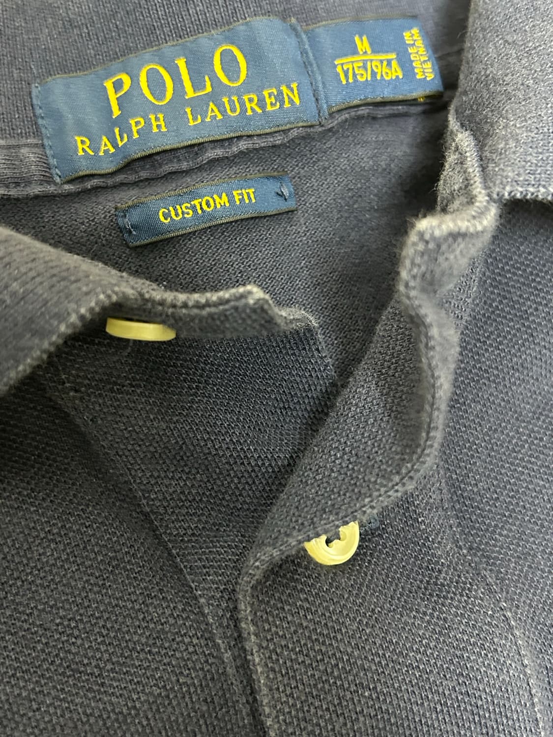 폴로 랄프로렌 네이비 긴팔 카라티 상품이미지5