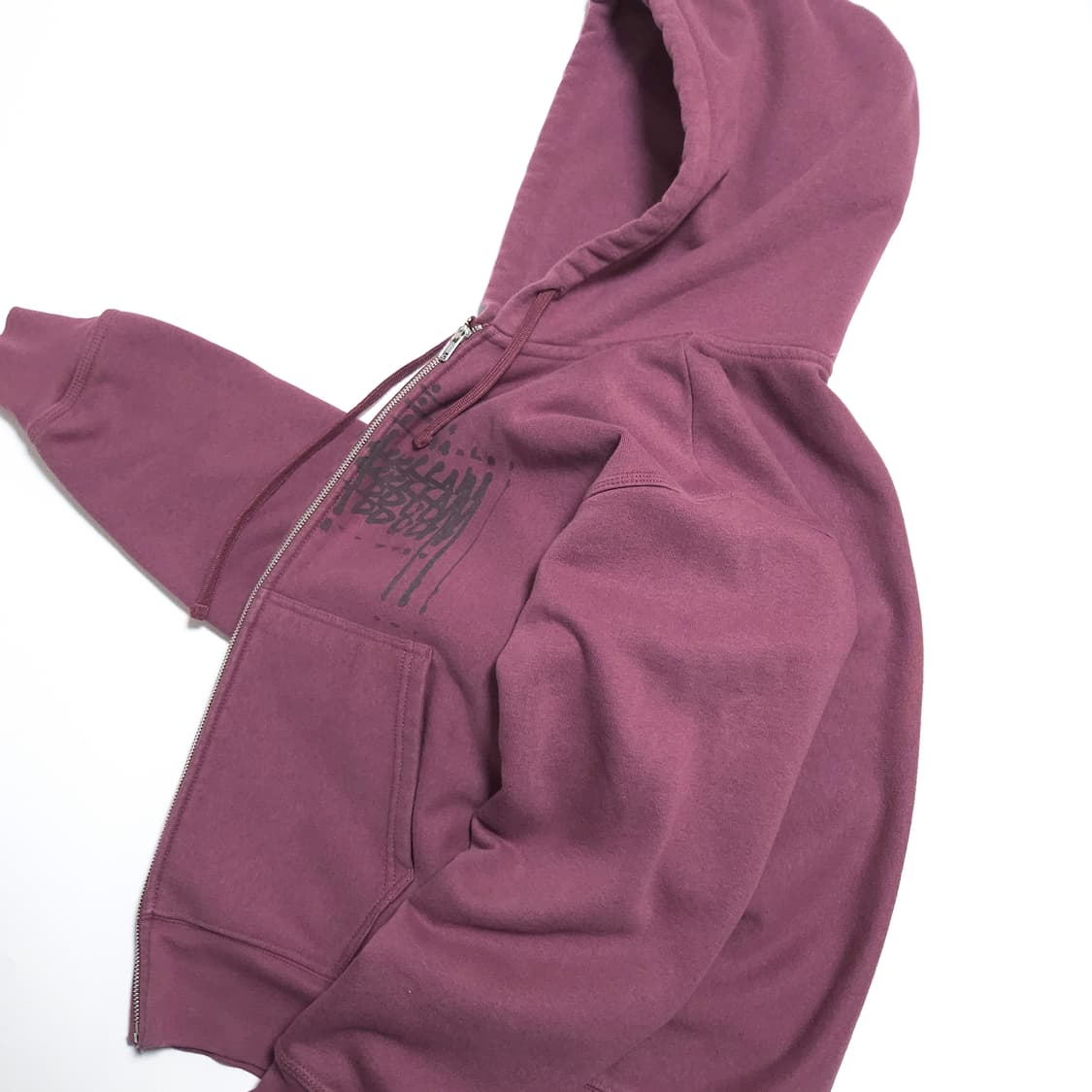 스투시 리프랙티드 후드 집업 자켓 베리 상품이미지3