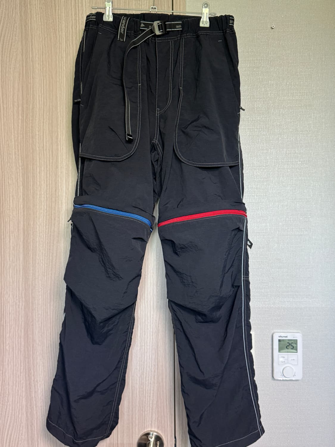 앤드원더 하이커 투웨이 팬츠 블랙 M 상품이미지2