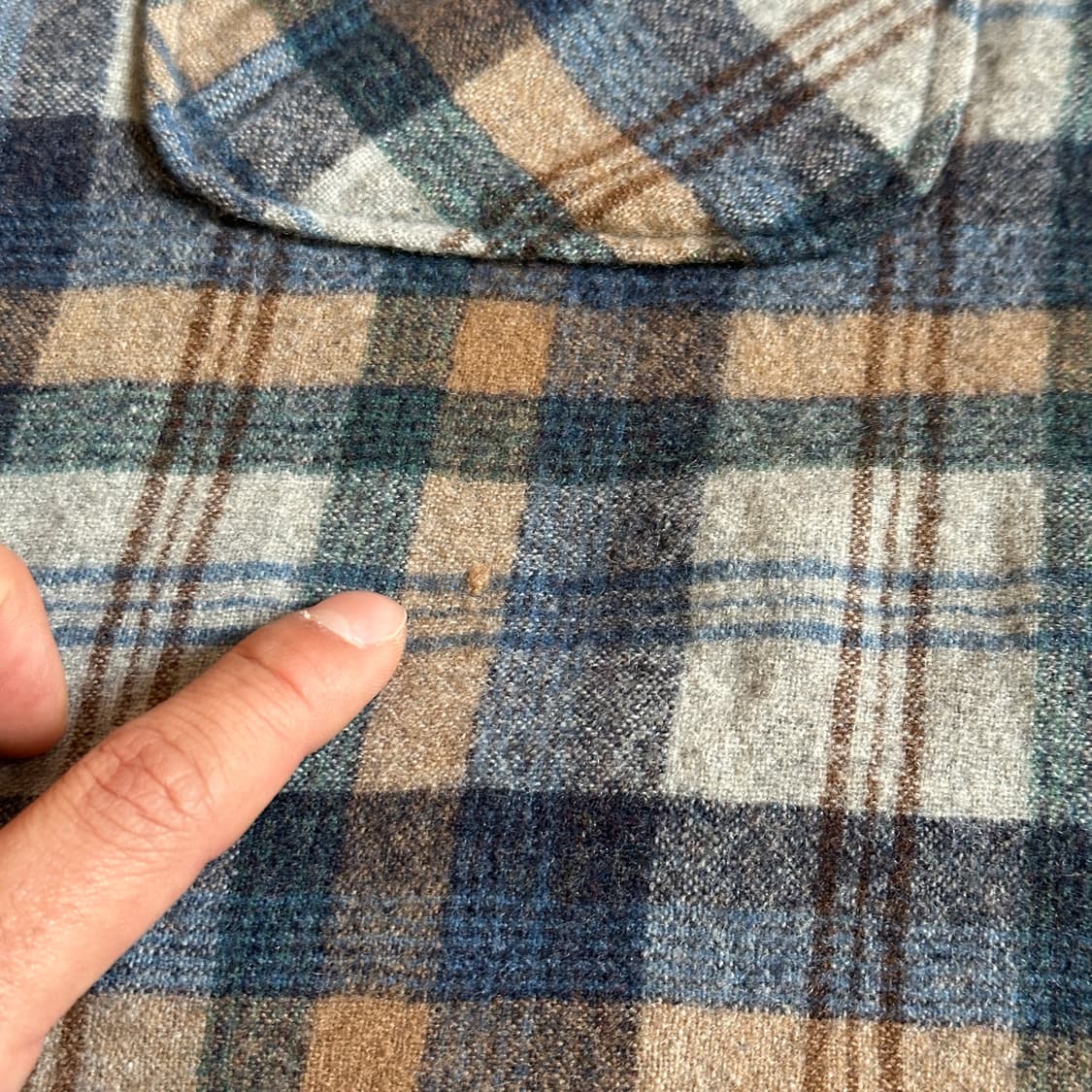 70’s Pendleton usa wool flannel shirts 상품이미지7