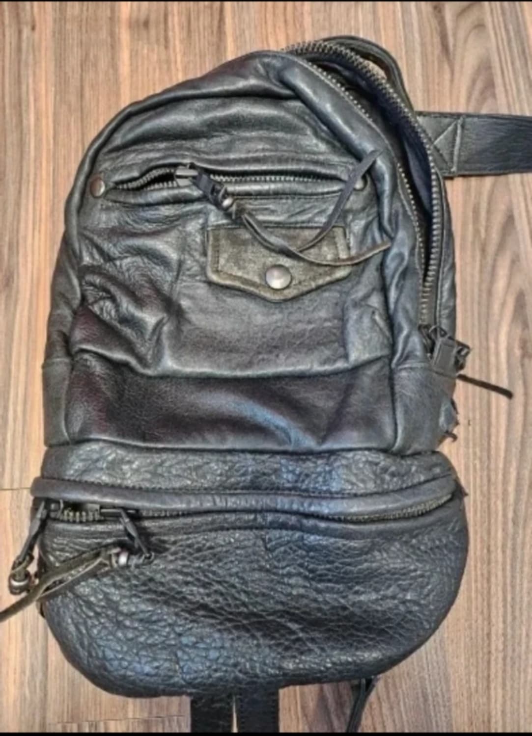 남녀ok! 일본구매 천연가죽 백팩.사카이.릭오웬스 상품이미지1