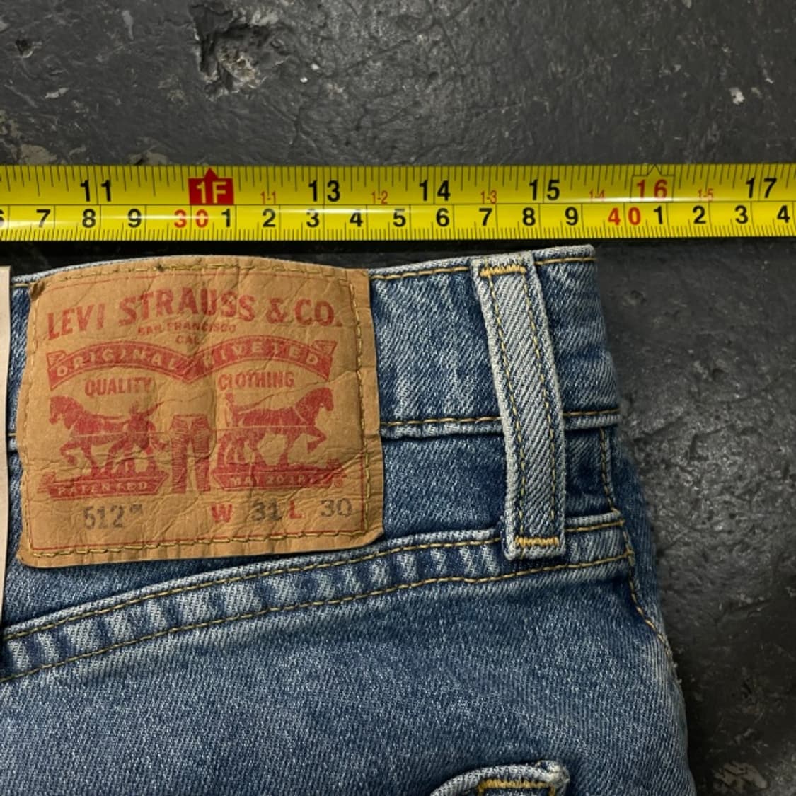 31 리바이스 512 테이퍼드 청바지  상품이미지9