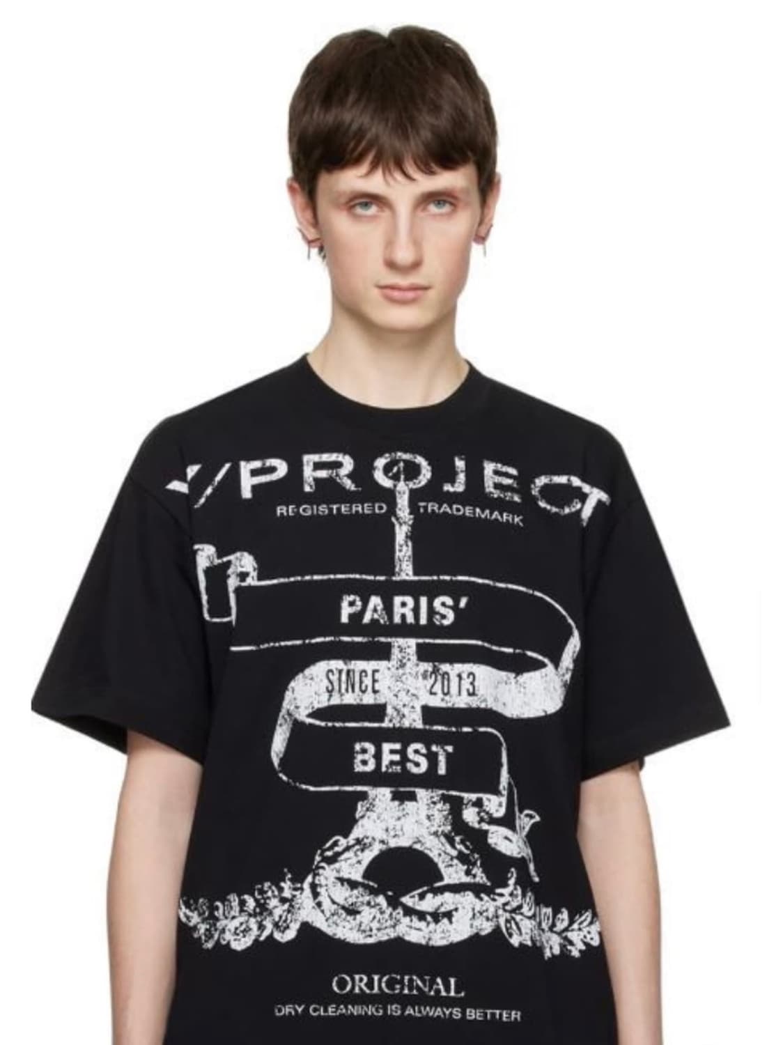 와이프로젝트 PARIS' BEST T-SHIRT Black 상품이미지1