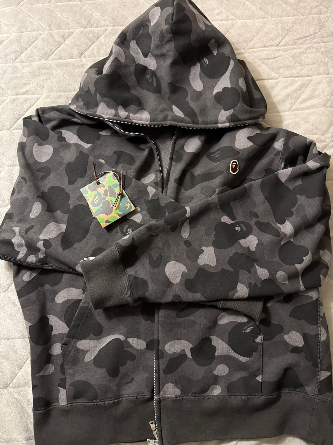 베이프 카모 후드집업 상품이미지1