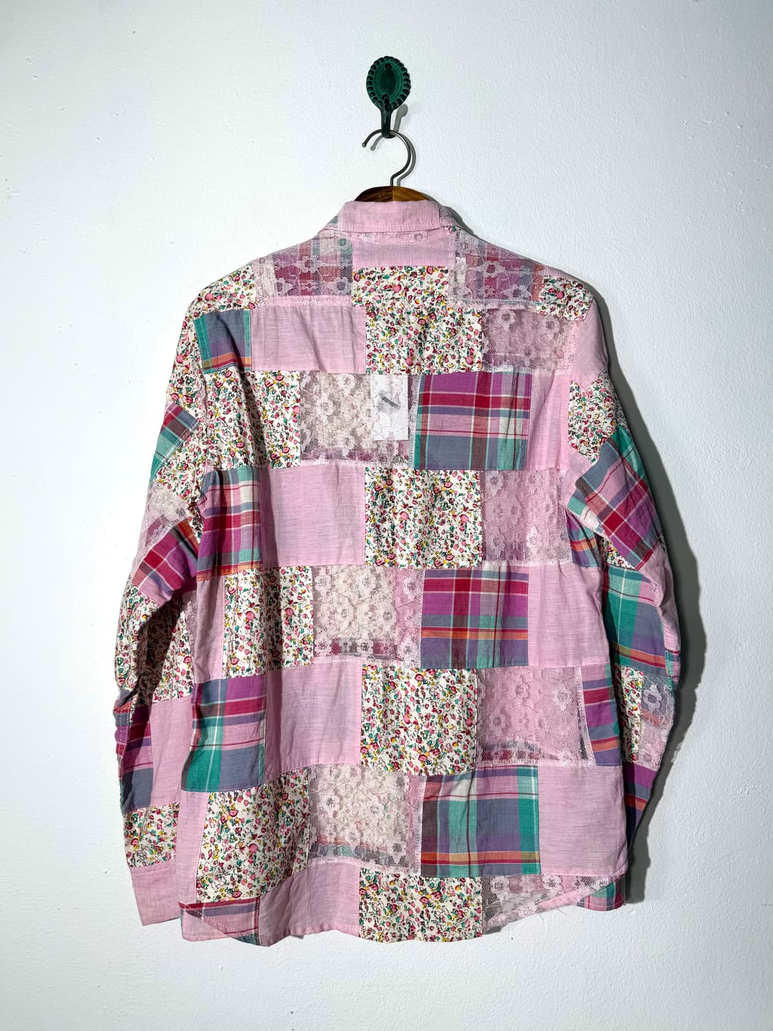 jipijapa 레이스 패치워크 셔츠 상품이미지5