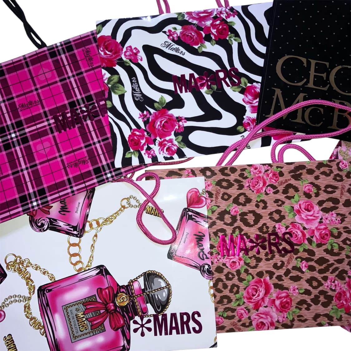 Ma*rs & Cecil McBee 쇼핑백 갸루 일브 핀터깔 헤이세이 상품이미지2