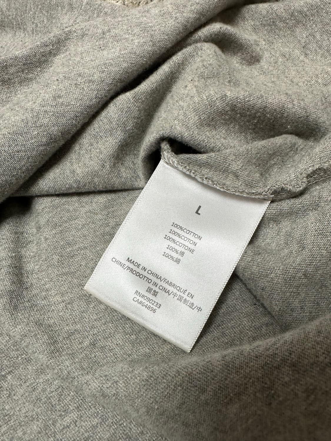 피어오브갓 에센셜 롱슬리브 그레이 L 상품이미지5