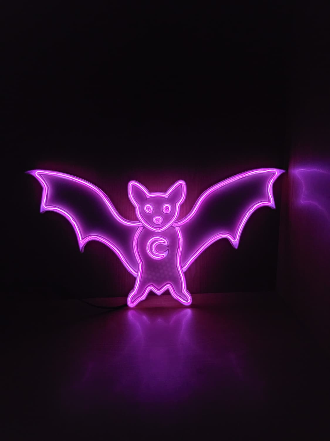 네온사인 박쥐 배트 할로윈 led 램프 무드등 조명 상품이미지4