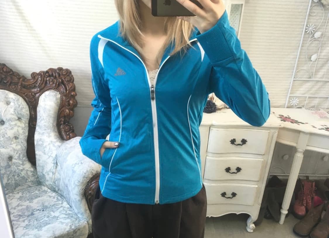 일본빈티지 아디다스 아쿠아 민트 져지 상품이미지1