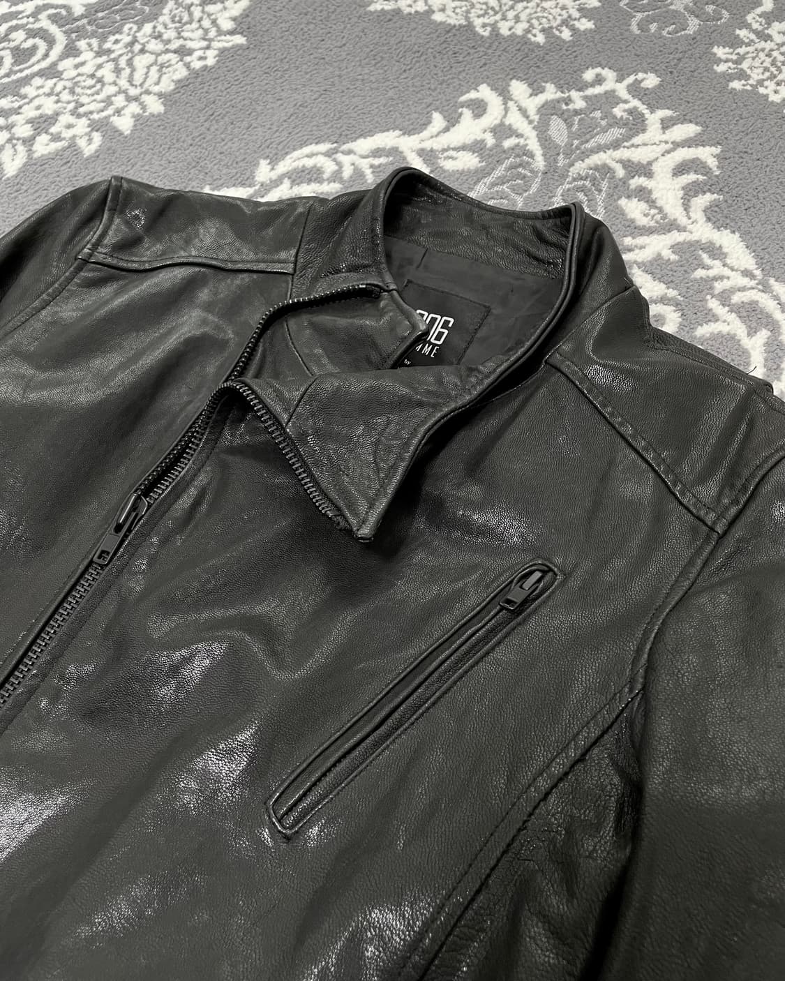 206HOMME high-neck sheep skin leather 상품이미지2