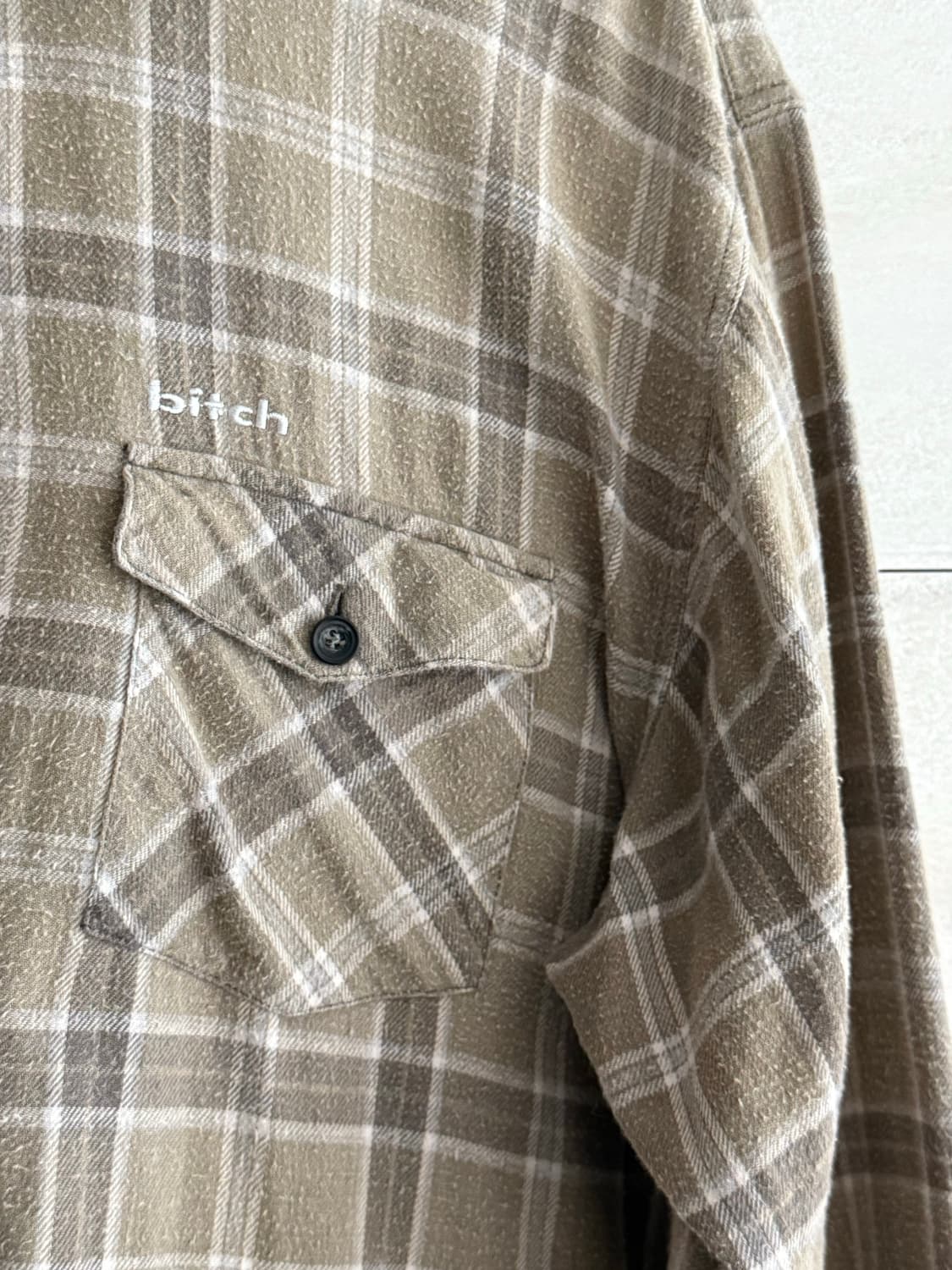 90s Bitch Sakteboards 체크 셔츠 상품이미지4