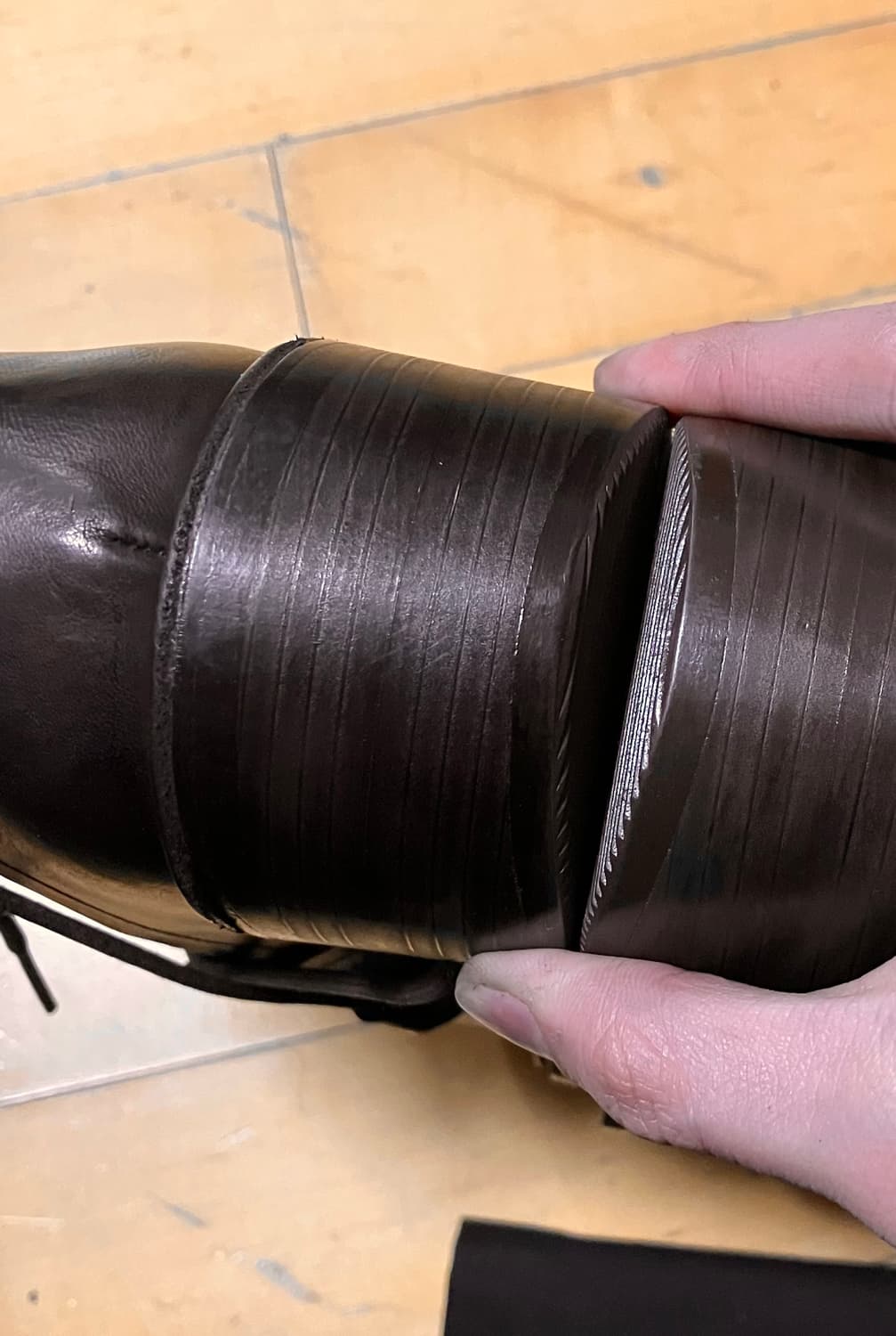 Whoop de doo 훕데두 그런지 레이스 스루 힐 부츠 (270) 상품이미지6