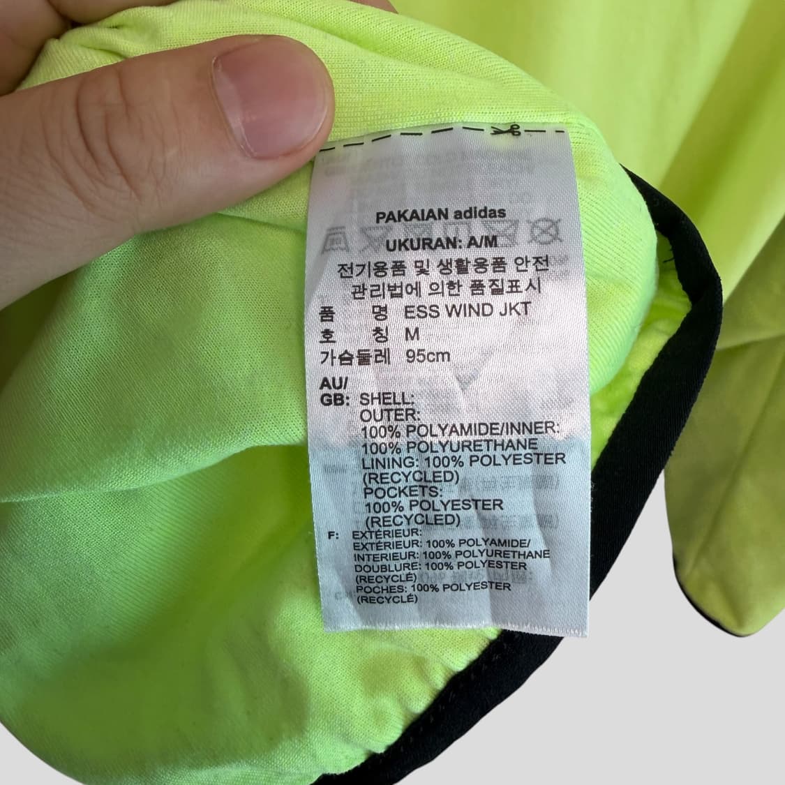 (M)아디다스 방수 방풍 스트레치 자켓  상품이미지7