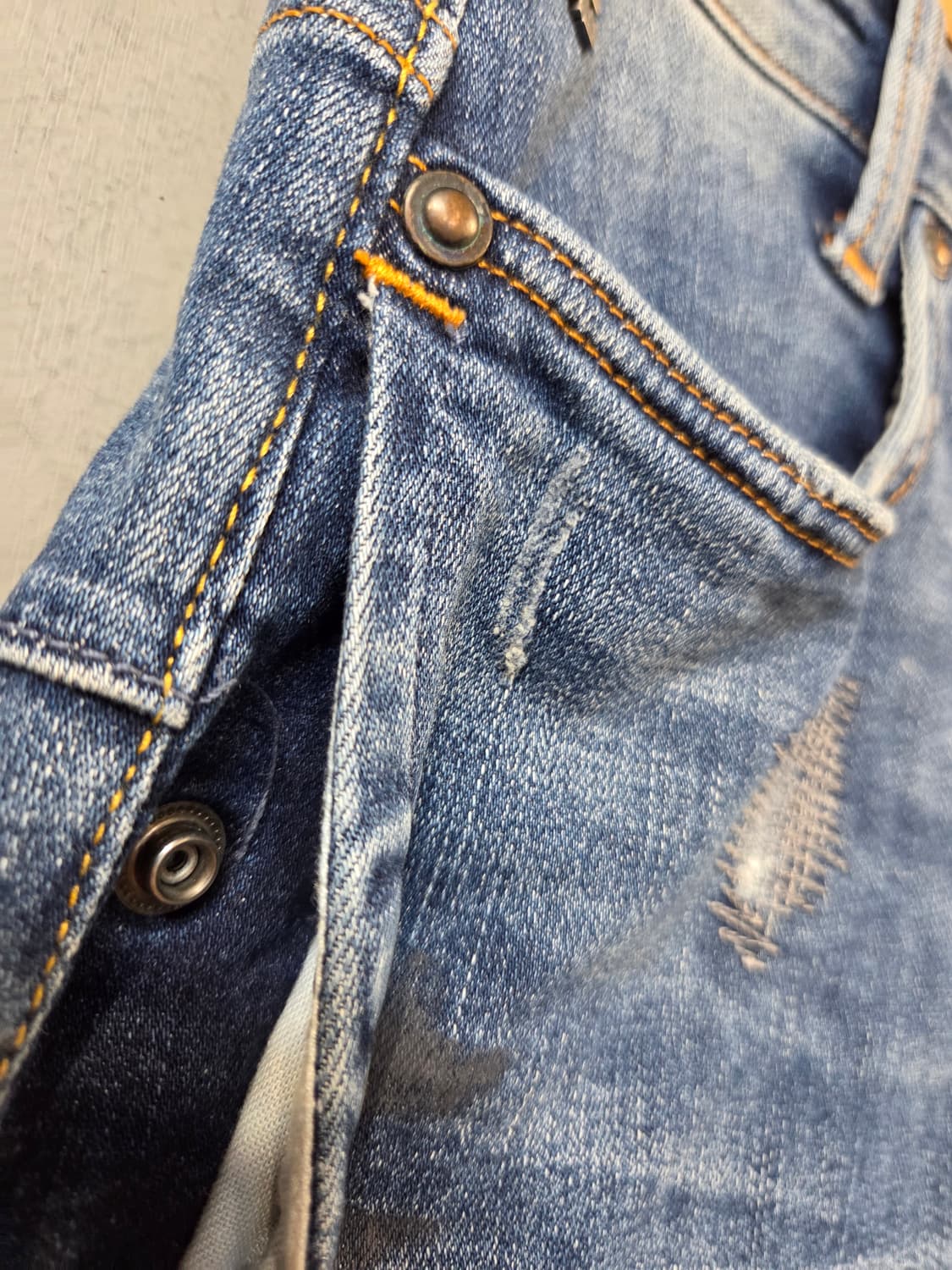 G-Star Raw 데님 청바지 페인팅 데미지(W27/L30)남여공용 상품이미지5